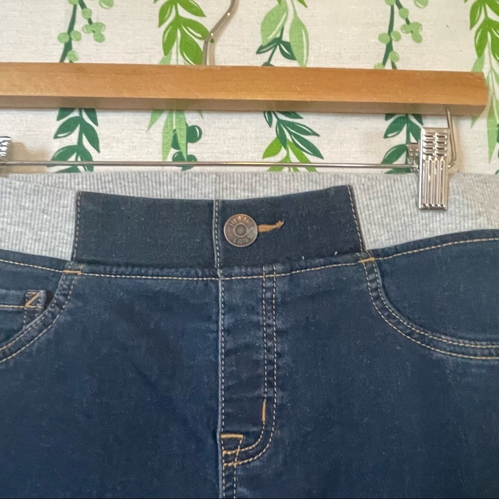 Size 12 Plus Justice Mid Rise Knit Waist Jeggings E2 - Picture 2 of 6